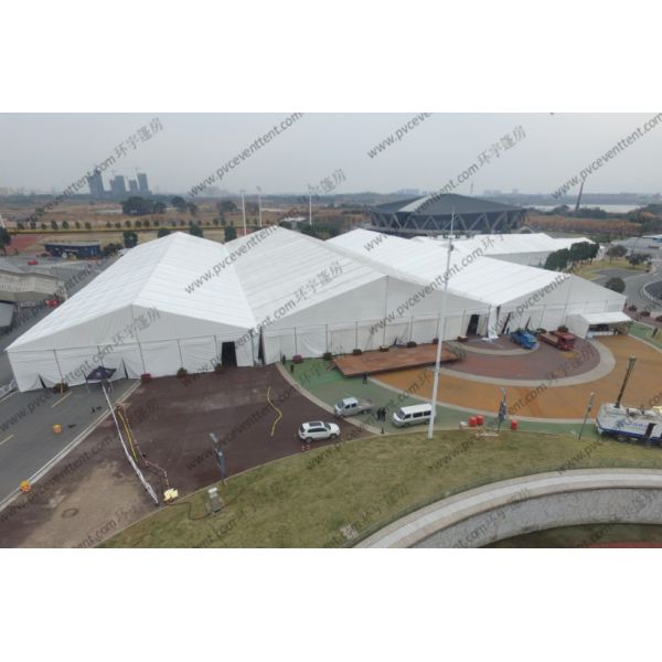 Large Outdoor Show Tents Modules Inflatable Roof Cover Simple Cassette Flooring