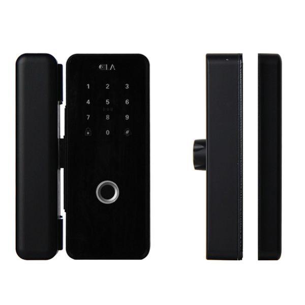 Smart Glass Door Fingerprint Lock / Apartment Electronic Door Locks