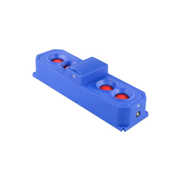 Синий водоем для скота, устойчивый к ударам, автоматический контроль потока, антифриз, проверен