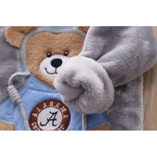 пижамы фланели медведя Unisex детей малыша зимы 18kg термальные установили OEM