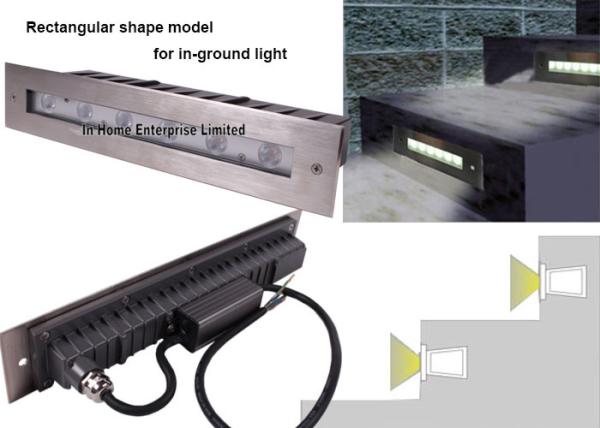 A etapa de abrigo de alumínio Waterproofing do diodo emissor de luz do IP 67 exteriores ilumina impermeável