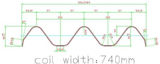 Expressway Roll Guardrail Forming Machine Line 100ft/Min