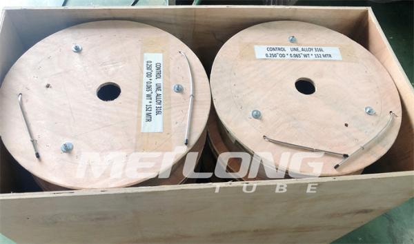 Stainless Steel 316L Capillary Line Control Line Coiled Tubing