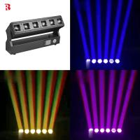 DMX512 Indoor LED Pixel Zoom Wash Bar 6pcs 40W RGBW 4In1 Luz de palco para show