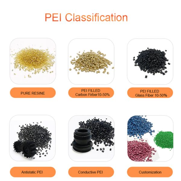 Transparent PEI Recycled Plastic Granules Pellets Raw Material In Bulk