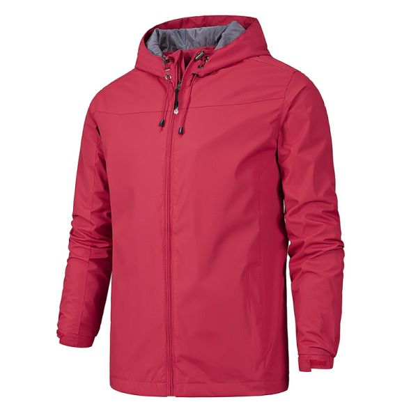 Custom Logo Blank Waterproof Windbreaker Jackets Plus Size Men's Tracksuit Jacket XMAMLON
