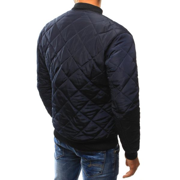 Thicker Quilted Lining Warm Waterproof Winter Jacket For Men V Neck Design