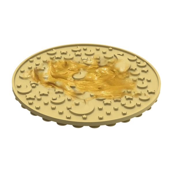 Custom New Maze Design Outward Fun Dogs Food Licking Puzzle Bowls Silicone BPA free Pet Slow Feeder Dog Bowl Plate