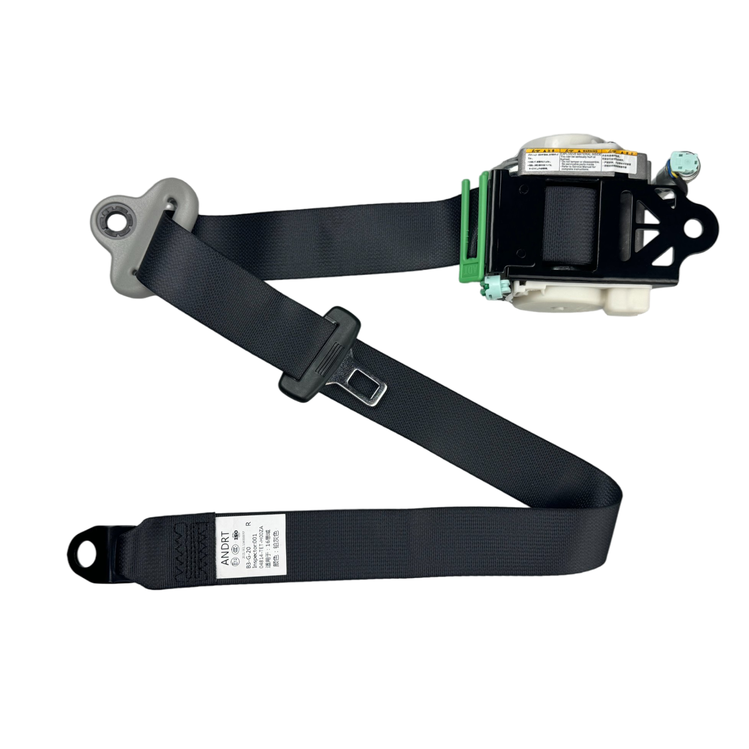 Passenger Side Three-Point Seat Belt Assembly for Honda Civic 2016 with 3.30-3.50m Webbing Length