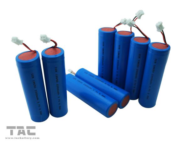Bateria de íon de lítio 3.7V 18650 recarregável de Panasonic para a luz exterior do diodo emissor de luz