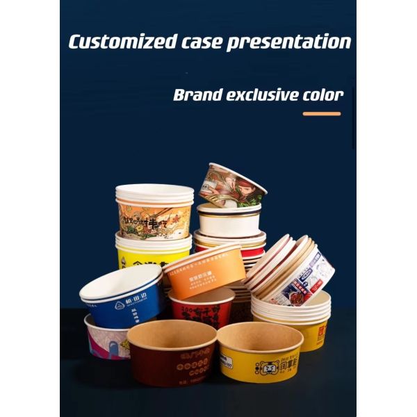 Лапши суш гамбургера бумажной коробки пищевого контейнера Eco контейнеры дружелюбной на вынос