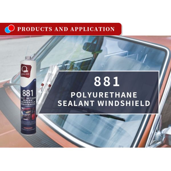MH881 Polyurethane Adhesive Sealant Excellent Sealing for Car Door Window Windshield CAS No. 9009-54-5