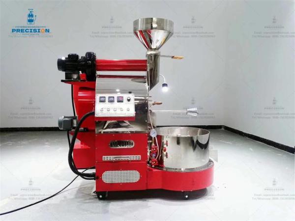 Small Scale Automatic Coffee Bean Roaster 3kg Smart Drum Roaster