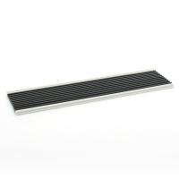 Vente à chaud bande de nez d'escalier en PVC noir