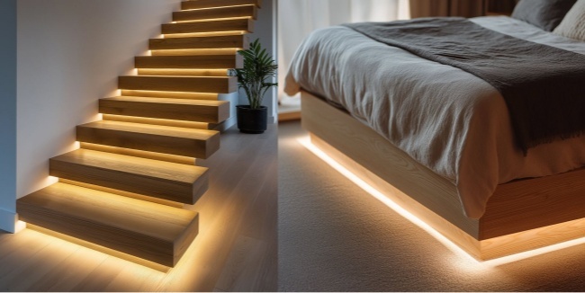 Energy Saving LED Light Strips for Signage Bedroom Kitchen Accent Lighting