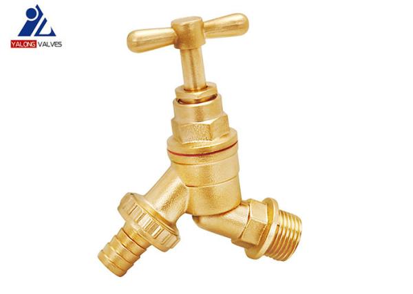 Zinc Brass Bibcock Valve Outdoor Garden Tap Valve 1.6Mpa Basin