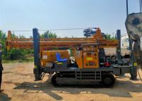 Motor diesel 350 medidores de broca montada esteira rolante Rig For Civil Industry da profundidade