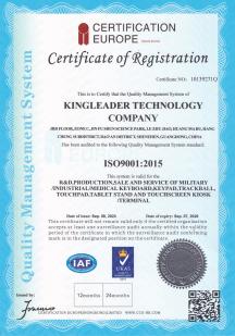 KINGLEADER Technology Company Сертификации