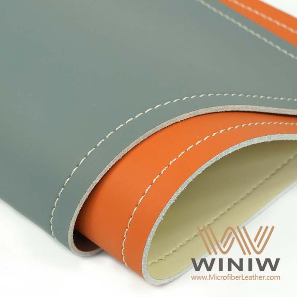 Two Sided Microfiber Vegan Leather Nonwoven Custom Pattern For Table Mat