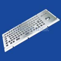 86 teclado industrial de aço inoxidável avaliado do quiosque das chaves IP65 com Trackball