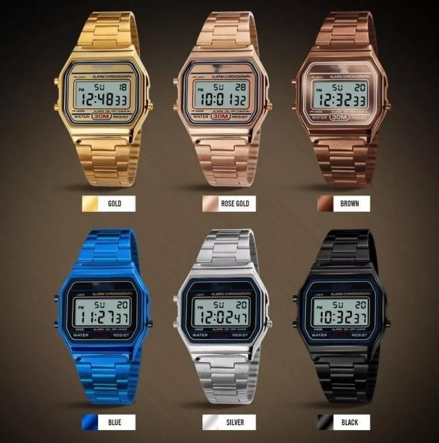 Unisex водоустойчивый хронограф OEM 36*33mm цифровых часов 3BAR водоустойчивый