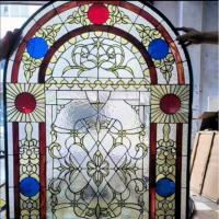 Vidro colorido personalizado para porta ou janela da igreja