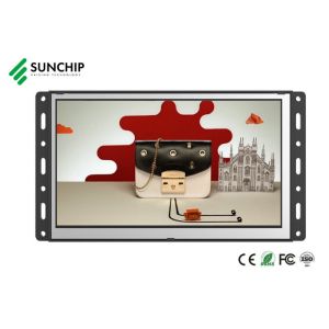 HD 10,1 polegadas 13,3 polegadas Open Frame suporte de sinalização digital interativa WIFI BT LAN 4G caixa de metal opcional RS232 UART