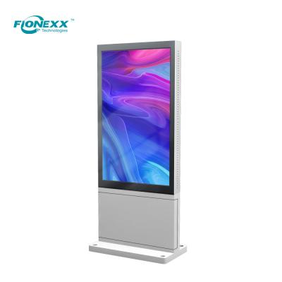 55 polegadas 2500Nits Exibição LCD de sinalização Totem exterior sem ventilador