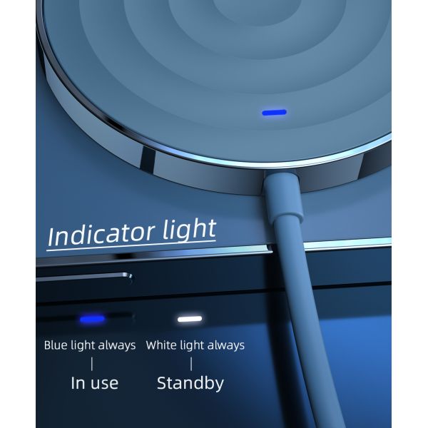 MicroWave Magnetic Mobile Phone Charger Wireless Mini Fast Charging 5W 15W 7.5W