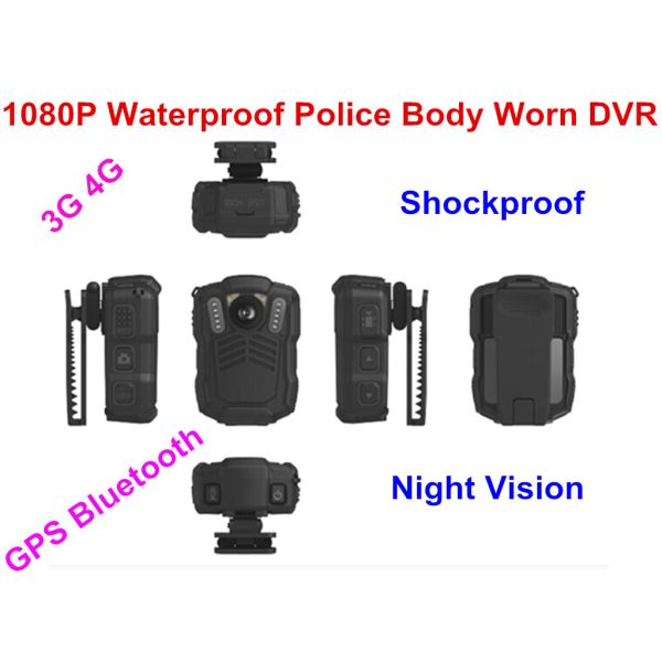 Multi câmera IP67 do ombro da polícia da finalidade, câmera gasta do corpo com visão noturna
