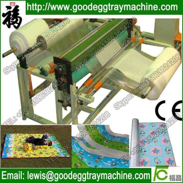Clear embossing Polyethylene foam Sheet Coating Machine