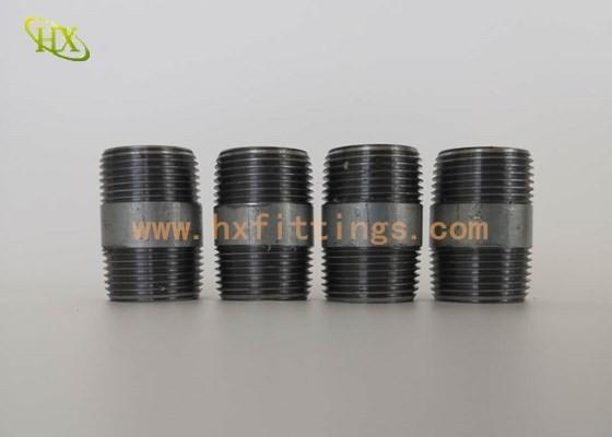 Nipples de tubería de acero galvanizado ASTM A733 con rosca NPT para aplicaciones agrícolas
