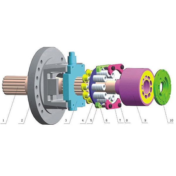 Гидровлический насос поршеня разделяет Komatsu (KOMATSU) HPV35/55/90/160 (PC60/120/200/300-3/5/PC400