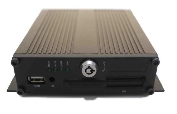 64GB SD Card Mobile DVR Car Black Box , H.264 4 Channel Mobile DVR For Vehicles
