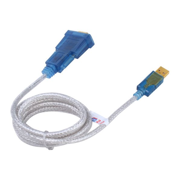 Serial RS232 RJ45 Cable Db9 Female To USB 2.0 Male PVC Material