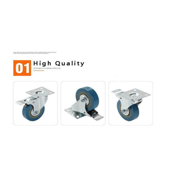 TPR Swivel Industrial Caster Wheels 500kg Castors customized