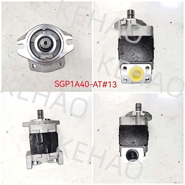 Customize Hydraulic Gear Pump SGP1A40-ATΦ13/SGP1-25-ALΦ9L Iron and Aluminum alloy materials  Range for Construction Machinery Factory Supply Hydraulic Parts