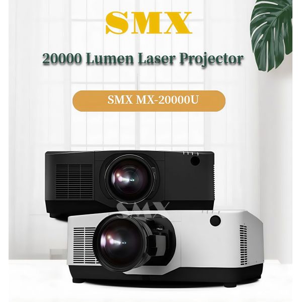Outdoor Large Venue Projector Motorized Lenses 3D Mapping Projector Easy Installation