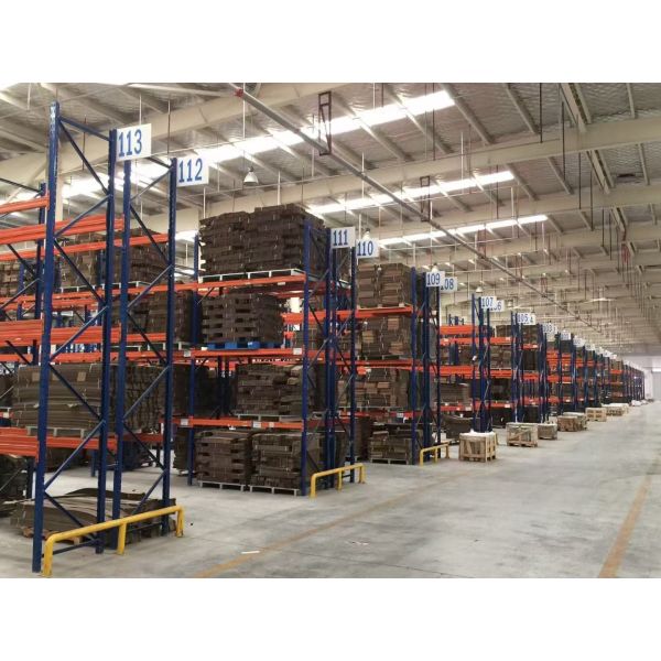 Corrosion Protection Double Deep Pallet Racking System For Density Warehouse Storage