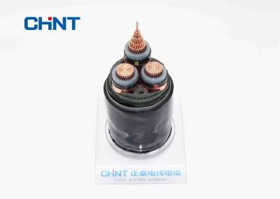 6/10 ou cabo distribuidor de corrente blindado da fita 6.35/11KV de aço dobro com propriedades e seção transversal de LSZH de 35~630mm2