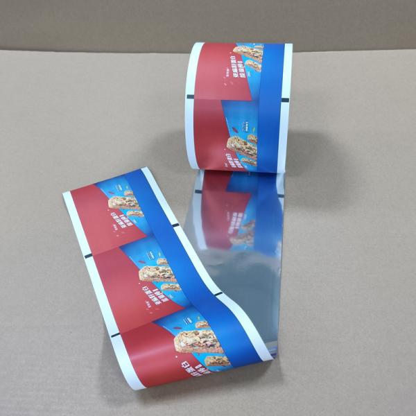 Custom Printed Energy Bar Film Roll 10-Color Gravure  Odor Proof