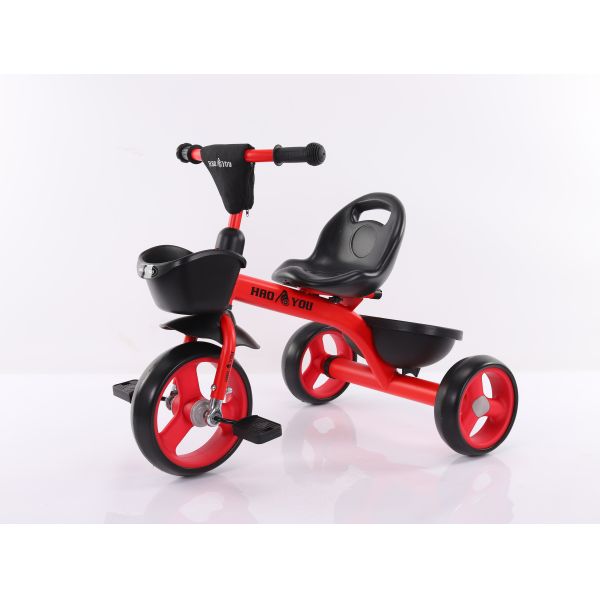 Детские трехколесные велосипеды Стальная рама Единая скорость Детские без привода Для 3-7 лет Молодые мальчики Девчонки Обучение