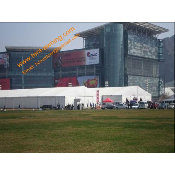 Temporary Big Tent for Exhibition Aluminum Clear Span Large Trade Show Marquee 30x60m