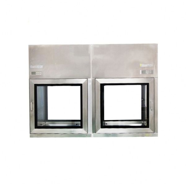 Customized Dynamic Air Shower Pass Box with Internal Arc Treatment and Seamless Connection