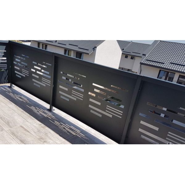 OEM / ODM Garden Aluminum Privacy Fence Durability And Corrosion Resistance