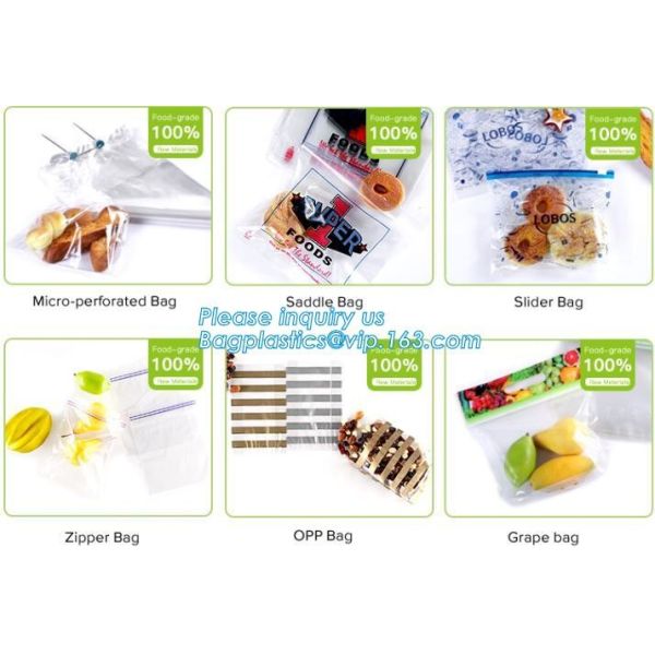 Slider Freezer Custom Transparent LDPE Plastic Waterproof Zip lockk Storage Bag, Slider zipper clear plastic PE POLY water
