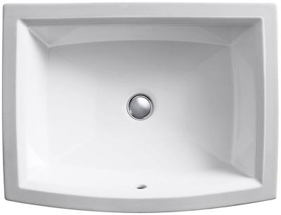 Vitreous White Bathroom Bowl Sinks , Unique Wall Mount Bathroom Sink Replacement