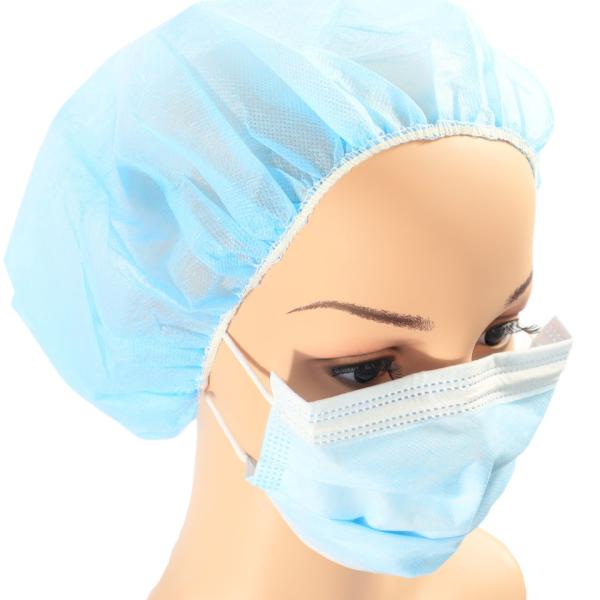 Wholesale Disposable Women Hair Spa Caps Salon Cap Disposable Nurse Cap Bouffant Scrub Cap Anno Medical Bouffan
