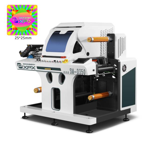 Industries Small Laser Label Die Cutting Machine 1000m Max Rewinding