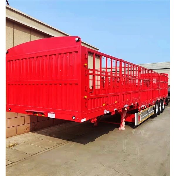 Fence Side Wall Pile High Fence Semi-Trailer with Tread 1820mm